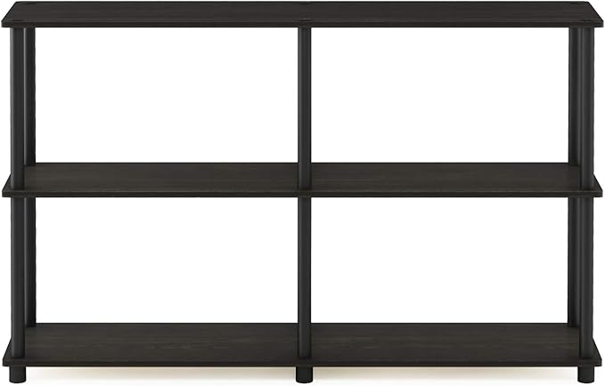 Furinno TURN-N-TUBE Storage Shelves, 3-Tier 47.4 Wide Book Shelf, Corner Shelf - Image 8