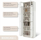TUSY 85.5" Modern Tall Bookcase - Image 8