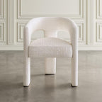 Jofran Gwen Jacquard Upholstered Accent Chair, Modern Luxury Plush Sculptural - Image 7