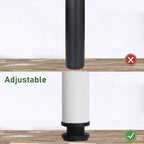 QLLY 28 inch Adjustable Metal Desk Legs, Heavy Duty Furniture Table Legs - Image 5