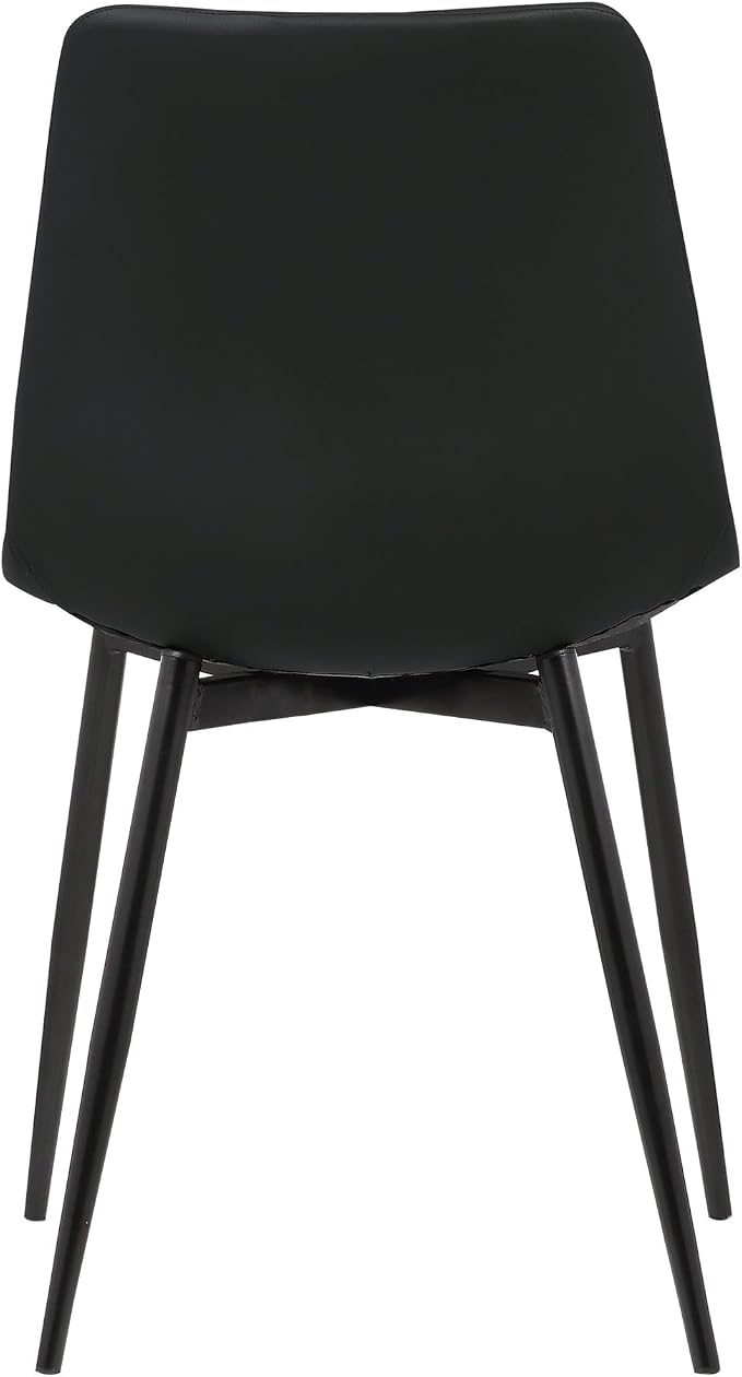 Armen Living Monte Mid Century Modern Dining Accent Chair - Image 9