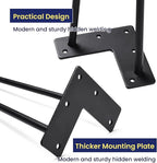 SMARTSTANDARD 9 Inch Heavy Duty Hairpin Furniture Legs, Metal Home DIY Projects - Image 4