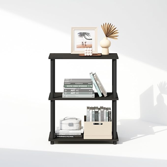 Furinno Turn-N-Tube Book Shelf, 3-Tier Bookshelf, Bookcase - Image 6