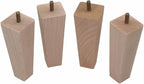 WEICHUAN Tapered Solid Beech Wood Furniture Legs - Image 3