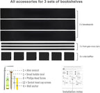 AZSKY Black Nursery Bookshelves - Image 5