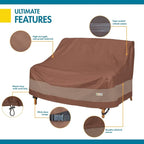 DUCKCOVERS Ultimate Waterproof 58 Inch Deep Loveseat Cover, Patio Furniture - Image 9