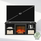 Furinno Jensen Fireplace TV Stand, NO Heat Decorative Electric Fireplace TV - Image 6