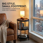 Dulcii Side Table, Round End Table - Image 8