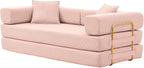 4-in-1 Folding Convertible Sofa Bed, 78 Inch Boneless Couch - Image 6
