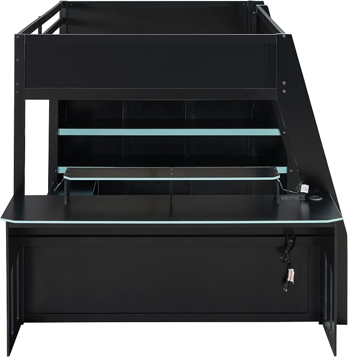 Full Size Wood Esports Loft Bed - Image 9