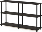 Furinno TURN-N-TUBE Storage Shelves, 3-Tier 47.4 Wide Book Shelf, Corner Shelf - Image 7