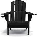 SERWALL HDPE Folding Adirondack Chair - Image 10