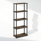 Furinno Turn-N-Tube Book Shelf, 5-Tier Bookshelf, Bookcase - Image 4