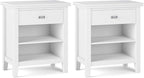 SIMPLIHOME Artisan Solid Wood 24 inch Wide Transitional-Style Bedside by SimpliHome