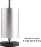 4 Pack Bed Support Legs 3 Inch Silver Furniture Cabinet Metal Legs Replacement - Image 3