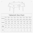 BALCONY & FALCON Rectangle Tablecloth 47” x 63“ Washable Wrinkle Resistant and - Image 7