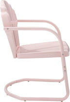 Crosley Furniture Tulip 2-Piece Outdoor Chair Set, Retro Metal Patio Chairs - Image 5