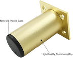 Set of 4 Aluminum Alloy Furniture Legs 3 Inch Height, 1.5 Inch Diameter - Image 4