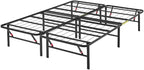 Amazon Basics Bed Frame with Storage, Foldable Metal Platform, Sturdy Steel - Image 4