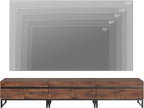 WAMPAT Modern TV Stand for 32-110 Inch TVs, Wood Entertainment Center - Image 5