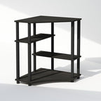 Furinno Turn-N-Tube Storage Shelves, 4-Tier Corner Shelf, Toolless Assembly - Image 3