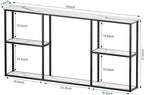 WOHOMO Console Table, Small Modern Entryway Table - Image 3