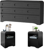 9 Drawer Dresser and Nightstand Sets by SOLACEFURNITURE