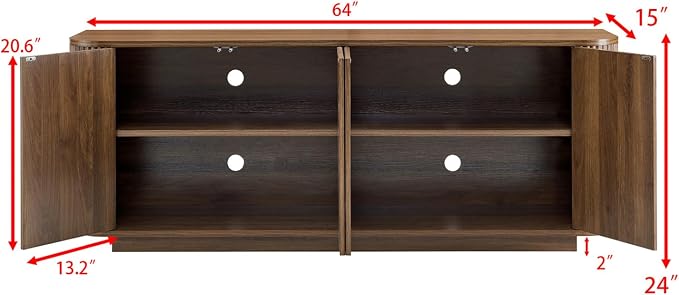 LKTART 64" Sideboard Buffet Cabinet - Image 2