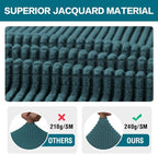 Turquoize Stretch Bar Stool Cover Counter Stool Pub Chair Slipcover - Image 3