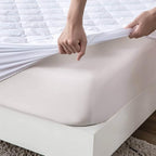 Quilted Queen Size Waterproof Mattress Protector Pad - Image 2
