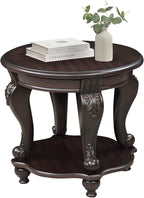 Solid Wood Coffee Table Set for Living Room, Coffee Table & 2 End Side Table - Image 7