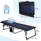 Oversized Padded Outdoor Folding Lounge Chair - Image 3