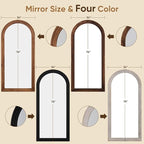 Full Length Mirror, Oversized Stand Up Mirrors Large Wall Mirrors, Wall Mounted - Image 5