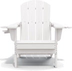 SERWALL Adirondack Chair with Cup Holders - Image 11
