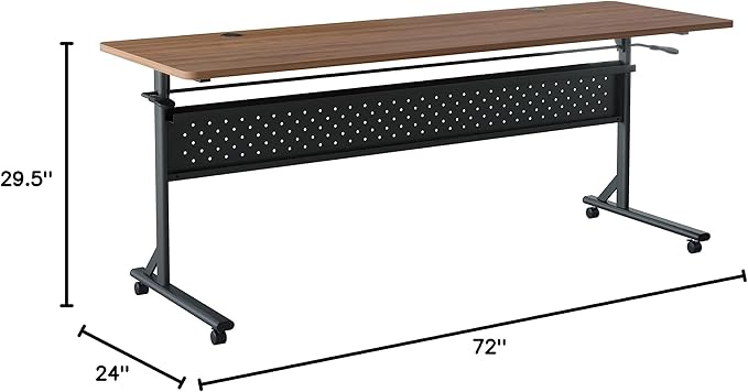 Lorell Shift 2.0 Flip & Nesting Mobile Table - Image 8