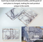 Real Luxurious Vanity Tray Natural Genuine Marble Storage Tray - Image 4