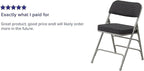 Flash Furniture HERCULES Series Premium Curved Triple Braced & Double Hinged - Image 6