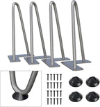 SMARTSTANDARD 8 Inch Heavy Duty Hairpin Furniture Legs, Metal Home DIY Projects by SMARTSTANDARD
