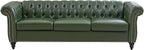 Mid-Century Sofa Chair, Faux Leather Accent Chair - Image 7