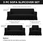 Fanfanwin 3 Pcs Sofa Slipcover Set - Image 2