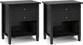 SIMPLIHOME Warm Shaker Solid Wood 24 inch Wide Transitional-Style Bedside by SimpliHome