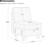 Belffin 22.8” Single Seat Module - Image 3