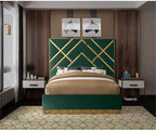 Meridian Furniture VectorGreen-Q Vector Collection Modern | Contemporary Velvet - Image 5