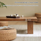 Japanese Floor Table, Low Coffee Table, Japanese Coffee Table, Solid Wood - Image 4