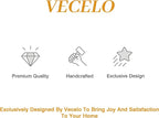 VECELO Modern Side Table, Round Small End Table, Exclusively Designed - Image 9