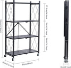 BRIAN & DANY 4-Tier Foldable Storage Shelves - Image 3
