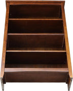Solid Wood Bookcase 48" High, Adjustable Shelves, Parawood Construction - Image 9