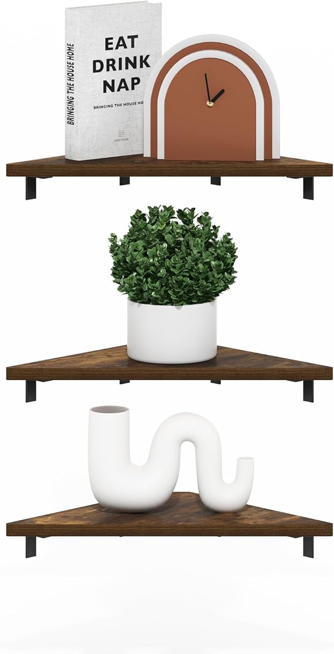 Furinno Rossi Triangle Floating Shelves by Furinno-FitsYourSpaceFitsYourBudget