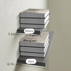 BAYKA Floating Shelves for Wall, 22.5 Inches Wall Mounted Rustic Wood Shelves - Image 6