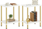 HOOBRO End Tables Set of 2, Small Side Table, Nightstand - Image 7
